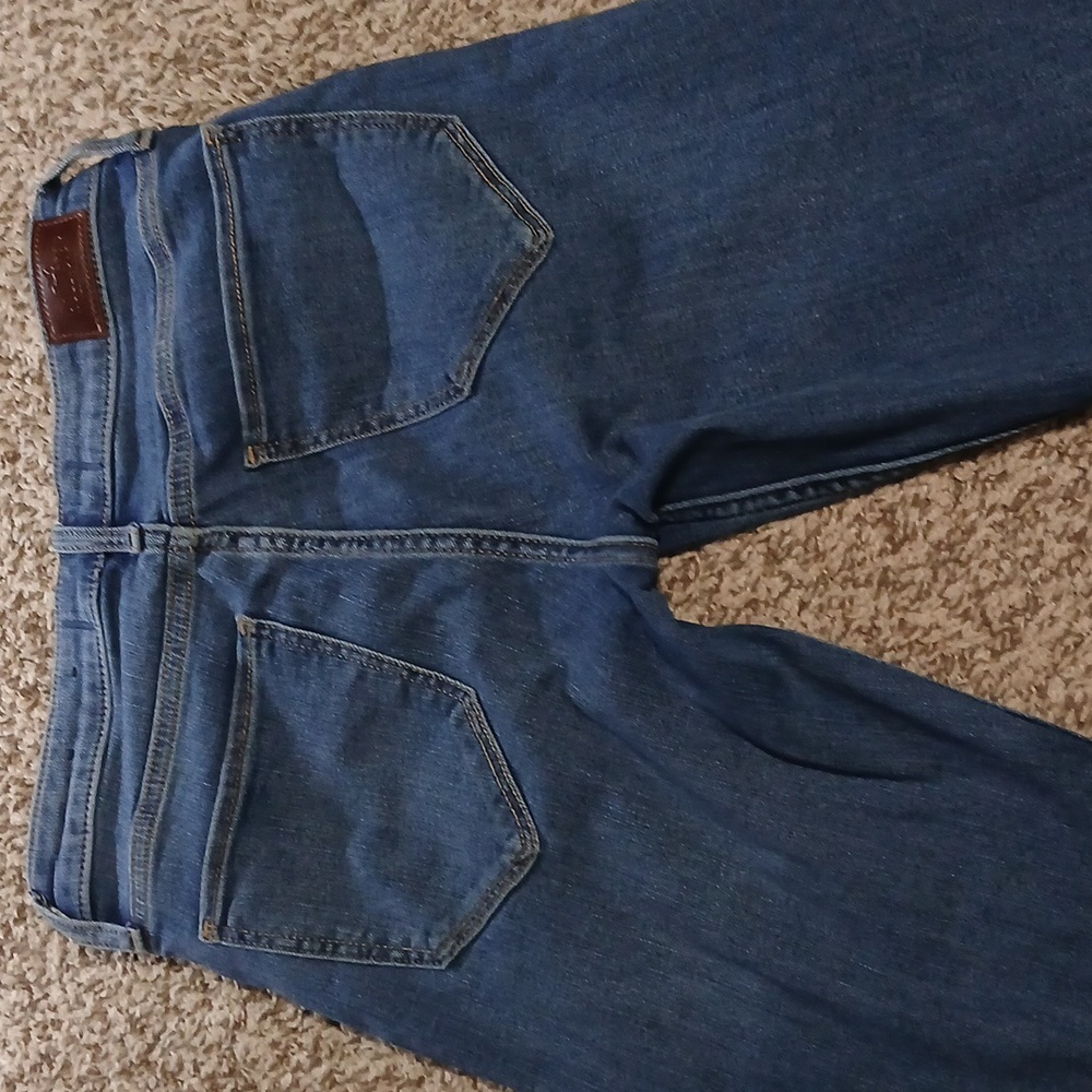 Hollister Blue High rise Flare Wide Leg Jeans - Picture 9 of 12